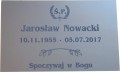 grawerowana srebrna tablica na grób laminat grawerski srebrny nagrobna prostokąt 1 a