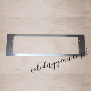 Panel urządzenia 420x120x1 mm stal nierdzewna