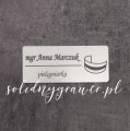 identyfikator osobowy personalizowany dla pielęgniarki , z czepkiem7x3cm aluminium srebrne anodowane laserowy grawer imienia i nazwiska 2