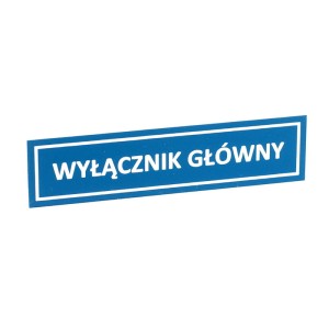 Tabliczka 80x20 mm kolor 07 nieb. z grawerem