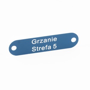 Tabliczka 60x15 mm kolor 07 nieb. z grawerem